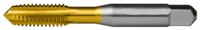 image of Cleveland 1002-TN 1/2-13 UNC H3 Plug Hand Tap C55132 - 4 Flute - TiN - 3.38 in Overall Length - High-Speed Steel