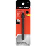 image of Black & Decker 3/8 in Glass/Tile Drill Bit 16904 - 3 7/8 in Overall Length - Carbide