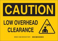 image of Brady B-555 Aluminum Rectangle Yellow Equipment Safety Sign - 10 in Width x 7 in Height - 132084