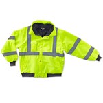 image of Ergodyne Glowear Work Jacket 8380 24494 - Size Large - High-Visibility Lime