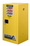 image of Justrite Sure-Grip EX Hazardous Material Storage Cabinet 891500, 15 gal, Steel, Yellow - 11258
