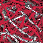 image of PreciousMetal Red/Silver Crinkle Paper - 11575