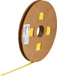 image of Brady Permasleeve ZH-C-250-YL Yellow Polyolefin Continuous Thermal Transfer Printer Heat-Shrink Tubing - 75 ft Length - 662820-99819