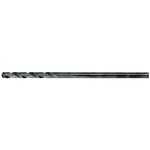 image of Irwin 1/2 in Aircraft Extension Drill 62132 - Split 135° Point - Black Oxide Finish - 12 in Overall Length - M2 High-Speed Steel - Straight Shank