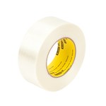 image of 3M Scotch 898 Clear Filament Strapping Tape - 72 mm Width x 55 m Length - 6.6 mil Thick - 39870