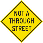 image of Brady B-959 Aluminum Rectangle Yellow Stop Signs, Traffic Control Signs & Banners Sign - 115536
