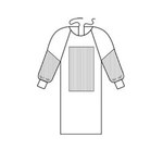 image of Kimberly-Clark Ultra Examination Gown 91512, Size Large