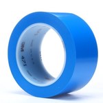 image of 3M 471 Blue Marking Tape - 2 in Width x 36 yd Length - 5.2 mil Thick - 04308