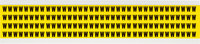 image of Brady 3400-W Letter Label - Black on Yellow - 1/4 in x 3/8 in - B-498 - 34033