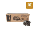 image of Bostitch 15° Coil Siding Nails AC8DRSS - 2 1/2 in - Stainless Steel - Blunt Diamond Point Point