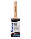 image of Bestt Liebco Master Water Based Stains Brush, Flat, Polyester/Nylon Material & 2 1/2 in Width - 65654