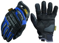 image of Mechanix Wear M-Pact MP2-03 Blue 8 EVA Foam/Rubber/Thermoplastic Elastomer Mechanic's Gloves - MP2-03-008