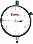image of Starrett White Dial Indicator -.375 in Diameter - 656-236J