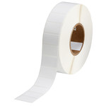image of Brady THT-185-499-3 Die-Cut Printer Label Roll - 1 in x 1.75 in - Nylon - Silver - B-499 - 57206