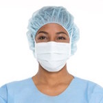 Kimberly-Clark Lite One Blue Pleated Surgical Mask - 12.626 in Width - 036000-48100