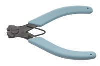image of Xcelite by Weller Transverse Head Flush Steel Flush Cutting Plier - 5.45 in Length - Molded Plastic Grip - 134CGN