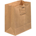 image of Kraft Grocery Bags - 12 in x 7 in x 14 in - SHP-4005