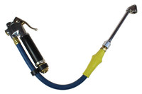 image of Coilhose Inflator Gauge, 10-120 psi, 12" Hose, Dual Foot, Display TGC120-DPB - 31944