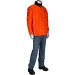 image of PIP Ironcat 7050 Orange 5XL Cotton Welding Jacket - 662909-08721