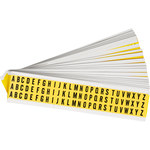 image of Brady 3400-# KIT Numbers Label Kit - Black on Yellow - 1/4 in x 3/8 in - 34052