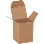 image of Kraft Reverse Tuck Folding Cartons - 1.25 in x 1.5 in x 2 in - 3205