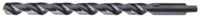 image of Cleveland 2540 33/64 in Heavy-Duty Taper Length Drill C09563 - Right Hand Cut - Notched 118° Point - Steam Oxide Finish - 8 in Overall Length - 6 in Spiral Flute - High-Speed Steel - Tanged Shank