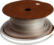 image of Brady Bradymark HSB-64 Clear Continuous Thermal Transfer Printer Heat-Shrink Tubing - 100 ft Length - 0.125 in Min Wire Dia to 0.25 in Max Wire Dia - 662820-03787