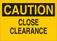 image of Brady B-555 Aluminum Rectangle Yellow Equipment Safety Sign - 14 in Width x 10 in Height - 43372