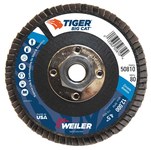 image of Weiler Big Cat Type 27 Flap Disc 50810 - Zirconium - 4-1/2 in - 80 - Medium