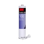 image of 3M Scotch-Weld TE100 One-Part White Polyurethane Adhesive - Solid 0.1 gal Cartridge - 25161