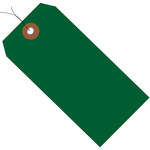 image of Shipping Supply Green Vinyl Plastic Tags - 12749