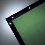 image of Wilson See-Thru Green Vinyl Welding Curtain - 6 ft Width - 6 ft Length - 036000-36299