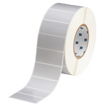 image of Brady THT-7-413-3 Die-Cut Printer Label Roll - 2.75 in x 1.25 in - Polyester - Silver - B-413 - 57953