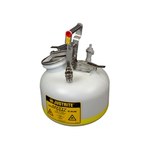 image of Justrite Safety Can BY12755 - White - 08366
