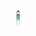 image of MSA Model RP Steel Calibration Gas Tank 809241 - Oxygen, Methane, Hydrogen, Carbon Monoxide 50 ppm - For Use With All Gas Detectors