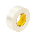 image of 3M Scotch 890MSR Clear Filament Strapping Tape - 96 mm Width x 55 m Length - 8 mil Thick - 55886