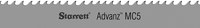 image of Starrett Advanz MC5 Bandsaw Blade 92577-21-02 - 1.4-2 TPI - 2 in Width x.063 in Thick - Carbide Tip