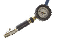 image of Coilhose Inflator Gauge, Dial, 0-160 psi, 24" Hose, Dual Foot Chuck TGC1343 - 32093