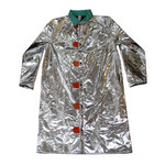 image of Chicago Protective Apparel Medium Aluminized Carbonx Heat-Resistant Coat - 45 in Length - 602-ACX10 MD