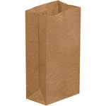 image of Kraft Grocery Bags - 3.5 in x 2.37 in x 6.37 in - SHP-3981