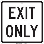 image of Brady B-959 Aluminum Square White Exit Sign - 18 in Width x 18 in Height - 94185