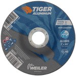 image of Weiler Tiger Aluminum Cutting Wheel 58207 - 5 in - Aluminum Oxide - 60 - S