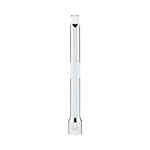 image of Milwaukee Socket Extension 43-24-0006 - 3/8 in Male Square - 6 in Length - Steel - Chrome Finish - 56620