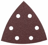 image of Bosch Abrasive Triangles 33937 - Aluminum Oxide - 3 3/4 in - 180
