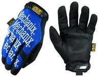 image of Mechanix Wear M-Pact MPT-03 Blue 9 Synthetic Leather/Trekdry Mechanic's Gloves - Thermoplastic Elastomer Fingers & Knuckles Coating - MPT-03-009