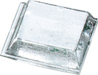 image of 3M Bumpon SJ5308 Clear Bumper/Spacer Pad - Square Shaped Bumper - 0.5 in Width - 0.12 in Height - 44527