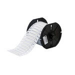 image of Brady Permasleeve B33-125-2-342 Die-Cut Printer Sleeve - 2 in x 0.125 in - Polyolefin - White - B-342 - 96874