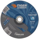 image of Weiler Tiger Aluminum Grinding Wheel 58233 - 9 in - A/O Aluminum Oxide AO - 24 - R
