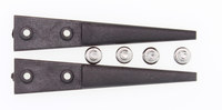 image of Excelta Five Star 162C-RTX Utility Tweezer Tips - Plastic - 0.8 in - EXCELTA 162C-RTX