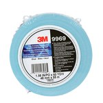 image of 3M 9969B Blue Splicing Tape - 48 mm Width x 55 m Length - 2.2 mil Thick - Release Paper Liner - 17554